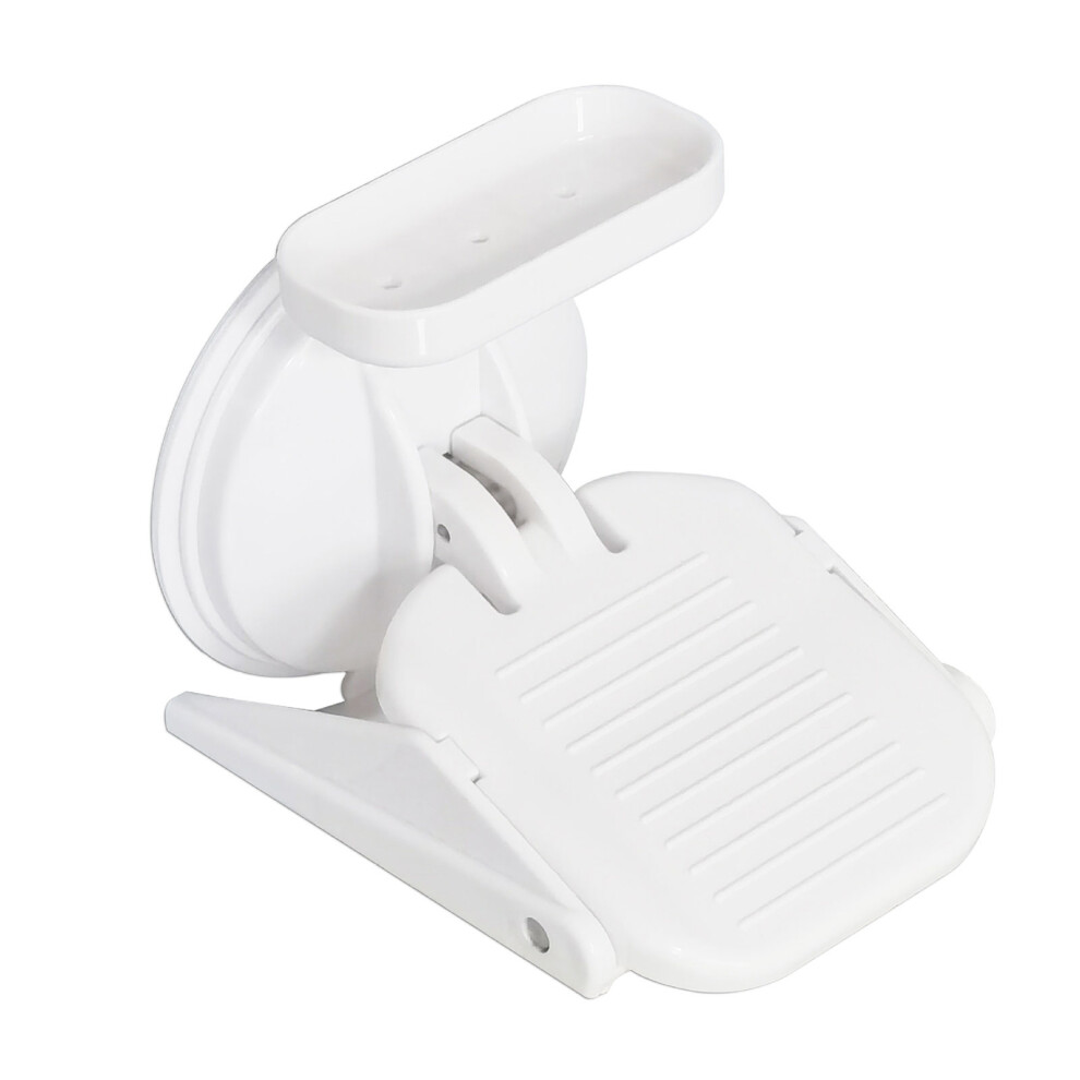 PVC Shaving Legs Shower Foot Scrubber With Sturdy Suction Quick