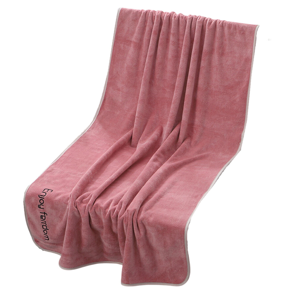 Extra Large Bath Towel Highly Absorbent Quick Dry Cotton-Rose
