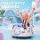 AIYAPLAY Hello Kitty Kids Ride on Bumper Car with Remote Control, White 10