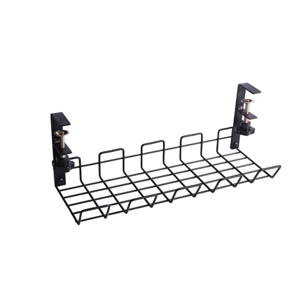 Under Table Cable Rack Carbon Steel Wire Management Shelf Stand Office Home Dining Restaurant Outlet Adapter Compatible 9339159470695