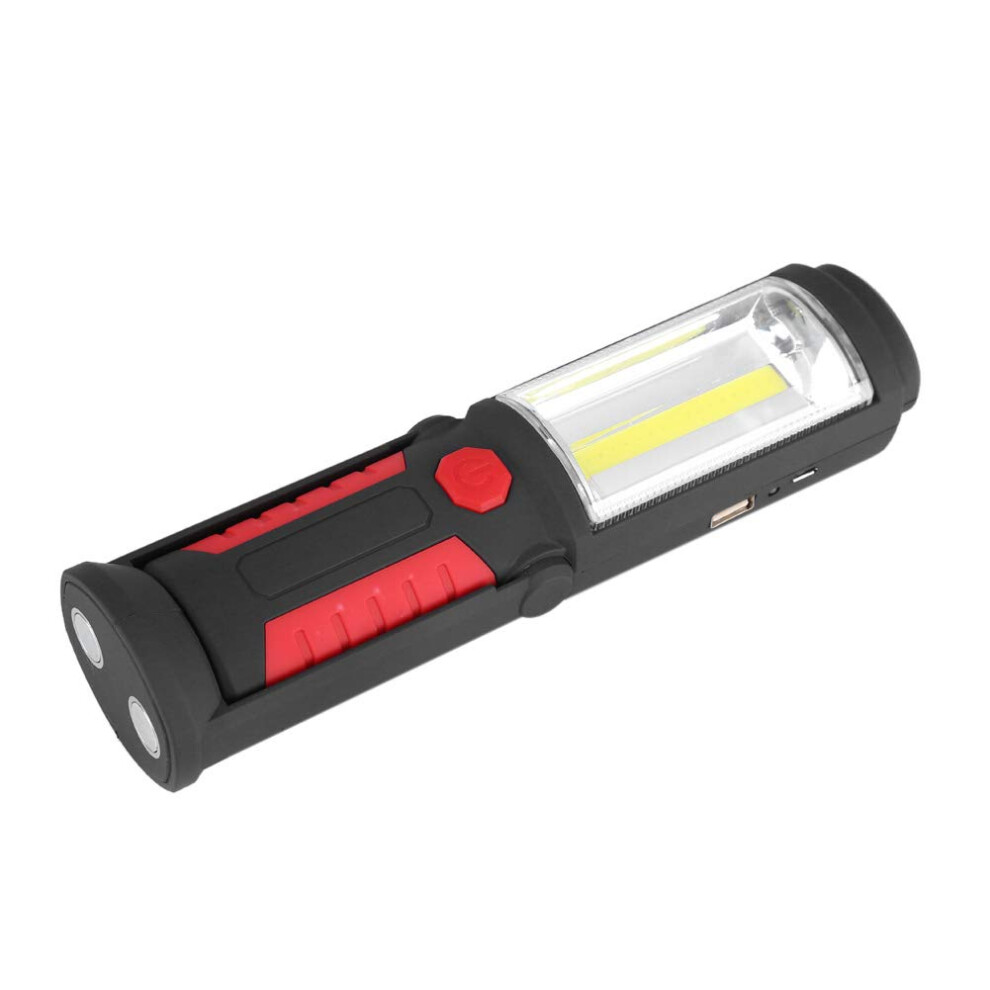 Led Work Light 3W Rechargeable Cob Led, Magnetic Stand, Red, Emergency Camping, Car 9067246064365