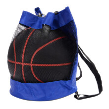 Outdoor Sports Basketball Backpack Oxford Cloth Blue Basketball Net Bag Volleyball Football Shoulder Bag