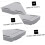 SelfAdhesive Under Desk Drawer Organizer Gray 2Pack Plastic PullOut Hidden Storage No Drill Installation 4