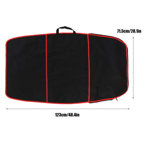 Durable Polyester Bodyboard Surfboard Carry Bag (Red Stripe) 123x71.5cm 2