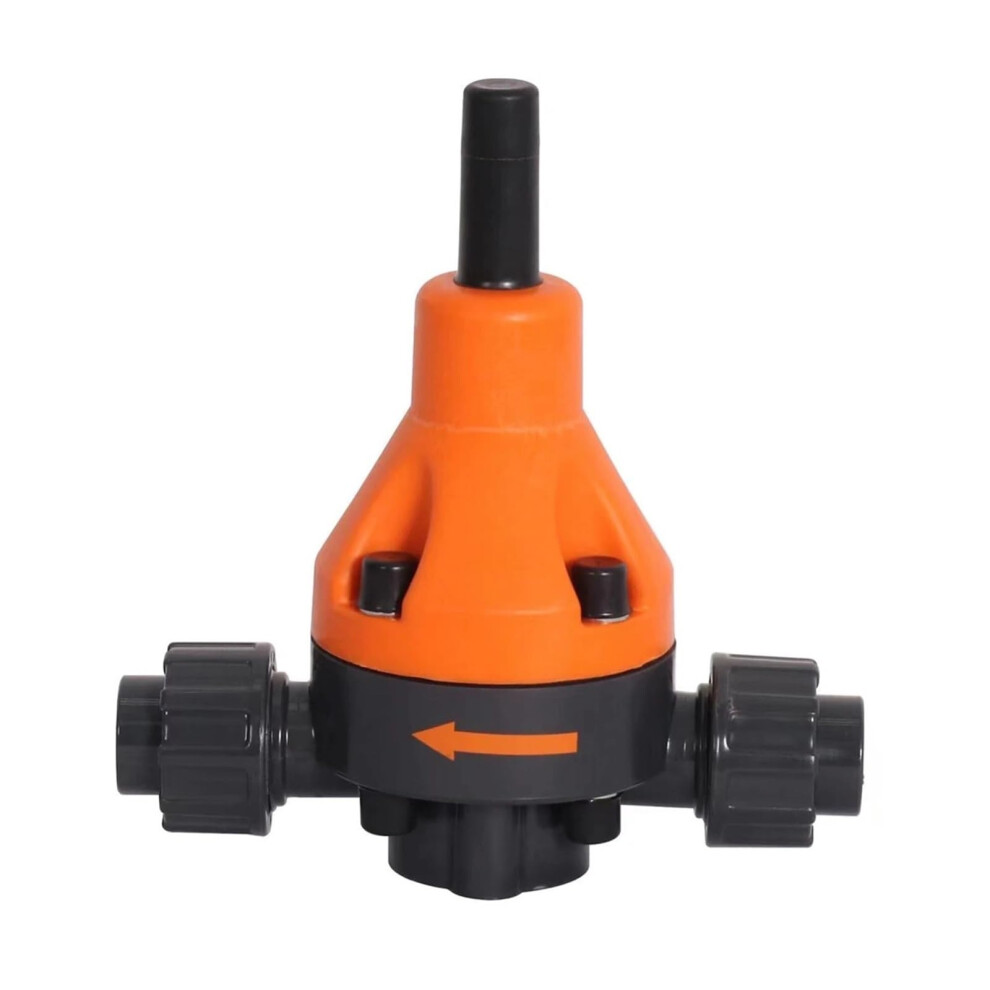 Pipe Id 63Mm Upvc 2 Inch Dn50 Safety Valve Back Pressure Manual Wheel Ptfe Seat Union Type 9323874208435