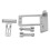 1/10 RC-Servo-Halter SCX10 III AR45P Ti-Farbe 5
