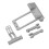 1/10 RC-Servo-Halter SCX10 III AR45P Ti-Farbe 12