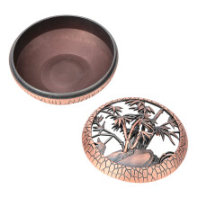 Classical Alloy Incense Burner for Mosquito Repellent & Sleep Aid, 8.5cm