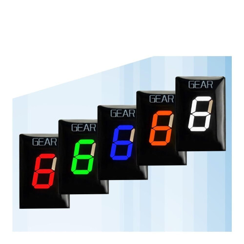 Motorcycle Gear Indicator For 1000F 1000FA ECU Speed Gear Display Meter Black Bracket 2