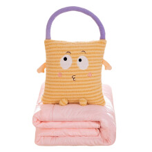 Space Efficient Plush Pillow That Transforms into a-Yellow L
