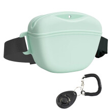 Professional Dog Training Waist Pack with Clickers-light green