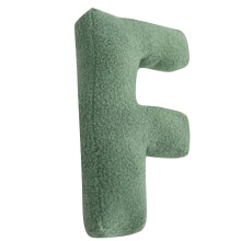 English Alphabets Letter Cushions Pillow with- Type F