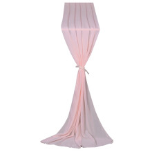 Unique Chiffon Table Runner for Cake Table Create-light pink