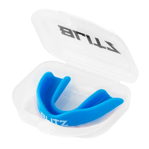 (Blue, Adult) Blitz Sports Single Layer Gum Shield