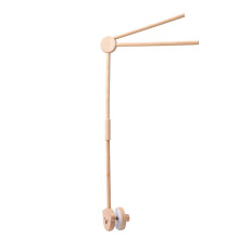 Baby Bed Bells Stand Wood Mobile Holder for Cribs- B