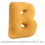Alphabets Letter Cushions Pillow with Washable Case- Q style 5