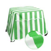 Protective Kids Water Table Cover for Toddlers-Green and white