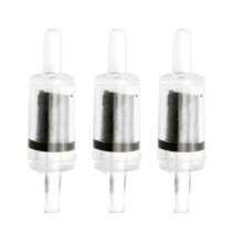 30PCS Plastic Check Valves for Aquarium-Black large stop val
