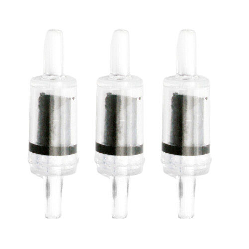 30PCS Plastic Check Valves for Aquarium-Black large stop val