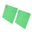 2PCS Green Nylon Horse Training Flags, Durable Equestrian Flags for Activity 1