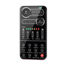 Compact Live Sound Card: Stream Anywhere with 11 Modes & Device Capability