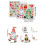 Christmas Window Clings Stickers Set Double Sided-DJ4035 4