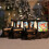 Christmas Snow Globe Lantern Train Lighted Swirling Water-Elk 5
