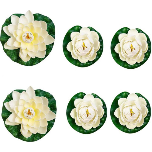 Περιβαλλοντικό Υλικό Πλωτό Μπλοκ Νούφαρων Lotus, Ρεαλιστικά Μπλοκ Νούφαρων με