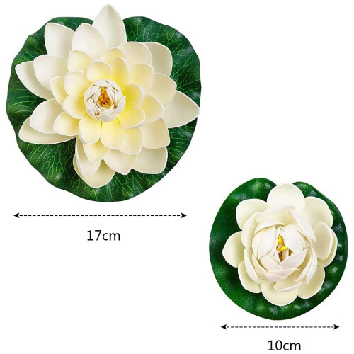 Περιβαλλοντικό Υλικό Πλωτό Μπλοκ Νούφαρων Lotus, Ρεαλιστικά Μπλοκ Νούφαρων με 1