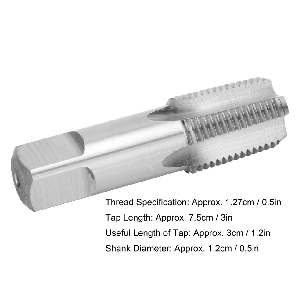 Hss Pipe Thread Tap Water Piping Screw Cone Pipeline Repair Tool Zg 1/2Â14 9301364082055