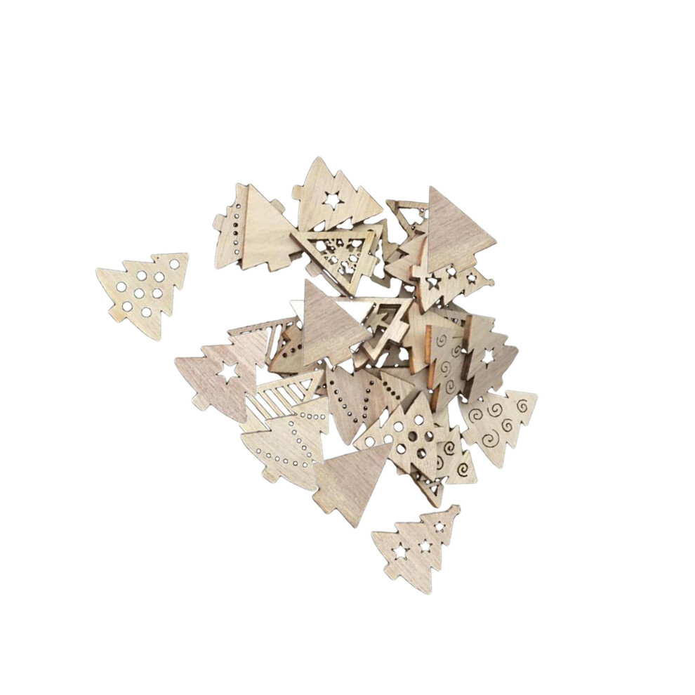 Snowflakes Christmas Decorations Wood Ornaments Unfinished Wooden