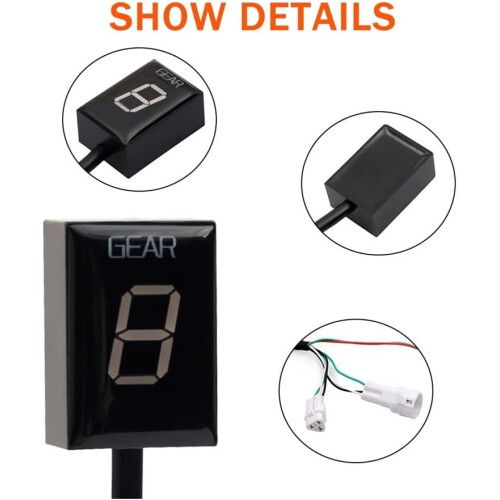 Gear Indicators 2006 Orange 16 Level Gear Display Meter 1