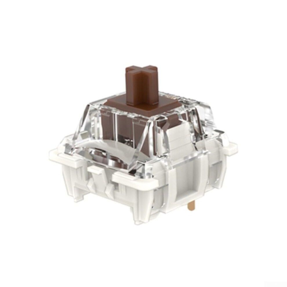 35Pcs Mechanical Keyboard Switches Linear 3Pin Hotswappable Prelubricated For Gaming Brown 9339159471920