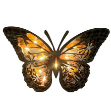 Luminária Noturna Decorativa com Escultura de Animal 3D Brilhante, Escultura em Madeira para Decoração de Casa, Estatueta Esculpida à Mão em