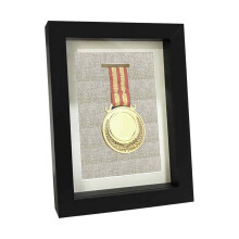 Precious Memory Keepsake Box, Ideal Gift For Achievers With Versatile Size Options And Elegant Wood Frame Style, Multi Use Medal Display Shadow Box Fo