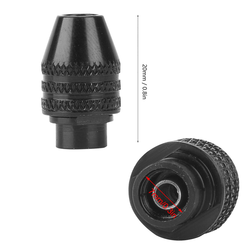 7Mm Three Jaw Collet Converter For Electric Drill Heavy Duty Chuck Adapter 60Mm 3691364085863