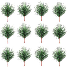 Eco-Friendly Pine Picks, Artificial Pine Needles for Sustainable Christmas Decorations, Complementing Your Indoor Outdoor Spaces, 30Pcs