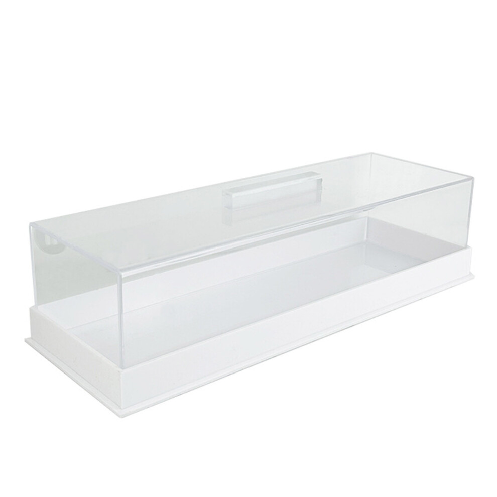 (C) Cake Display With Lid Refrigerated Display Pastry Serving Plate Bakery