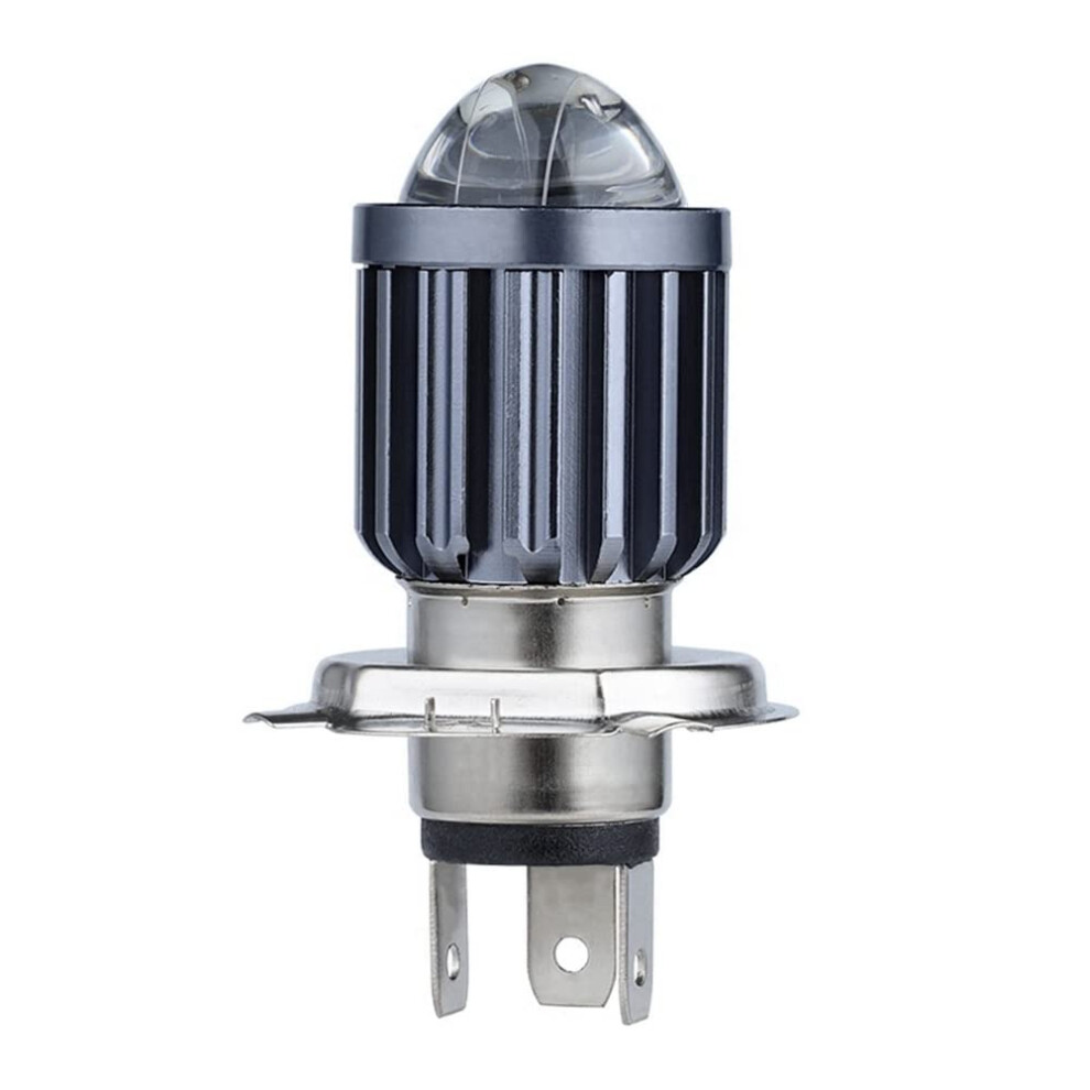 H4 Motorcycle Mini Led Projector Headlight Dual Colors For Atv Scooters And Ebikes White/Yellow 9323874209852