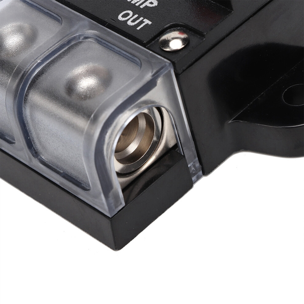 80A 300A Self-Recovery Car Circuit Breaker, Manual Reset, Black/Gray 5041364088155