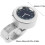 Handlebar Watch Motorcycle Handlebar Mount Clock  Waterproof Shockproof Compact Timekeeping Clock For Cycling  Silver 4