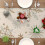 Linen Table Runner Tablecloth with Snowflake Pattern-33X93cm 5