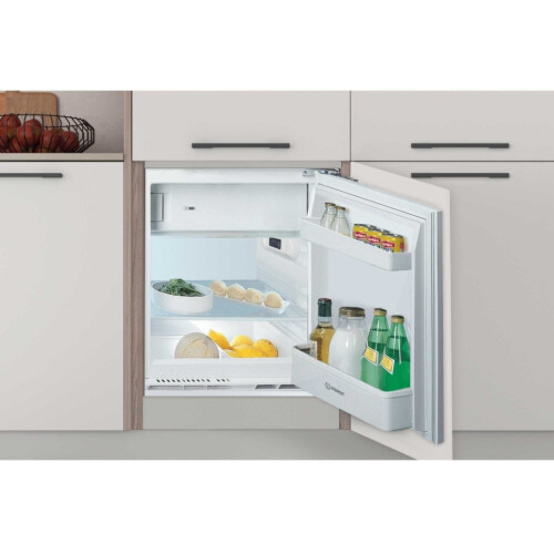 Indesit Indesit INBUF011 108L Integrated Fridge with Ice Box - White 1
