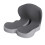 Memory Foam Seats Cushion And Backrest-Double gray color co 1