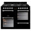 Leisure Leisure CK100G232K Cookmaster 100cm 7 Burners /A Gas Range Cooker Black New 1