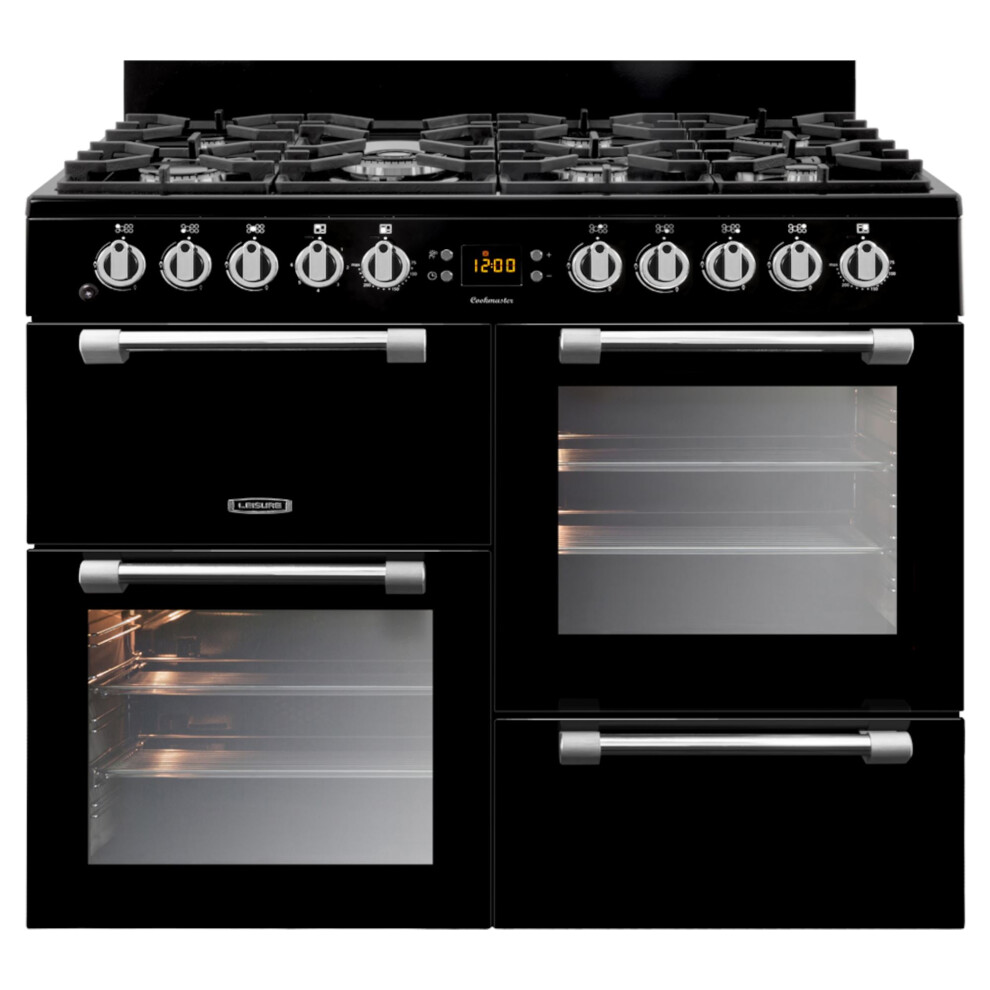 Leisure CK100G232K Cookmaster 100cm 7 Burners /A Gas Range Cooker Black New