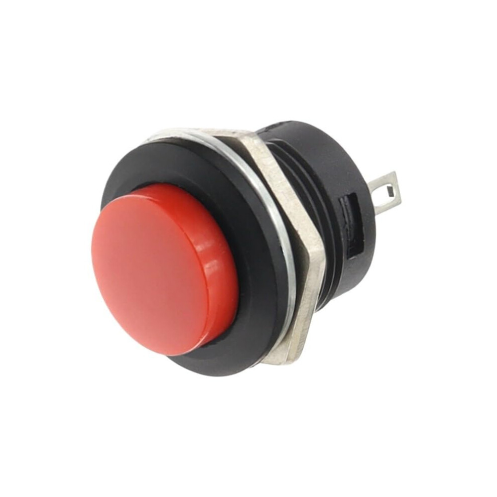 10Pack Momentary Spst Push Button Switch Ac 6A/125V, 3A/250V Red 9105992416974