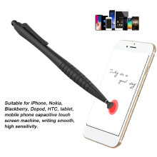 Schwarzer 6,5 mm Stylus Pen für Handys & Tablets Hochpräziser Touch-Stift mit Clip
