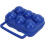 Eggs Storage Carrier Case Portable ABS 6Grid Egg Box Blue Indoor Outdoor Use Secure Transport Durable Design Handle 4