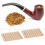 Wood Filter Core for Cigarette Pipe 6mm Balsa, Pack of 1 4